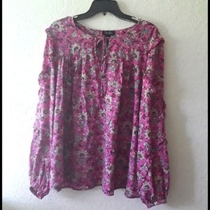Jessica Simpson long sleeve top sz 2X